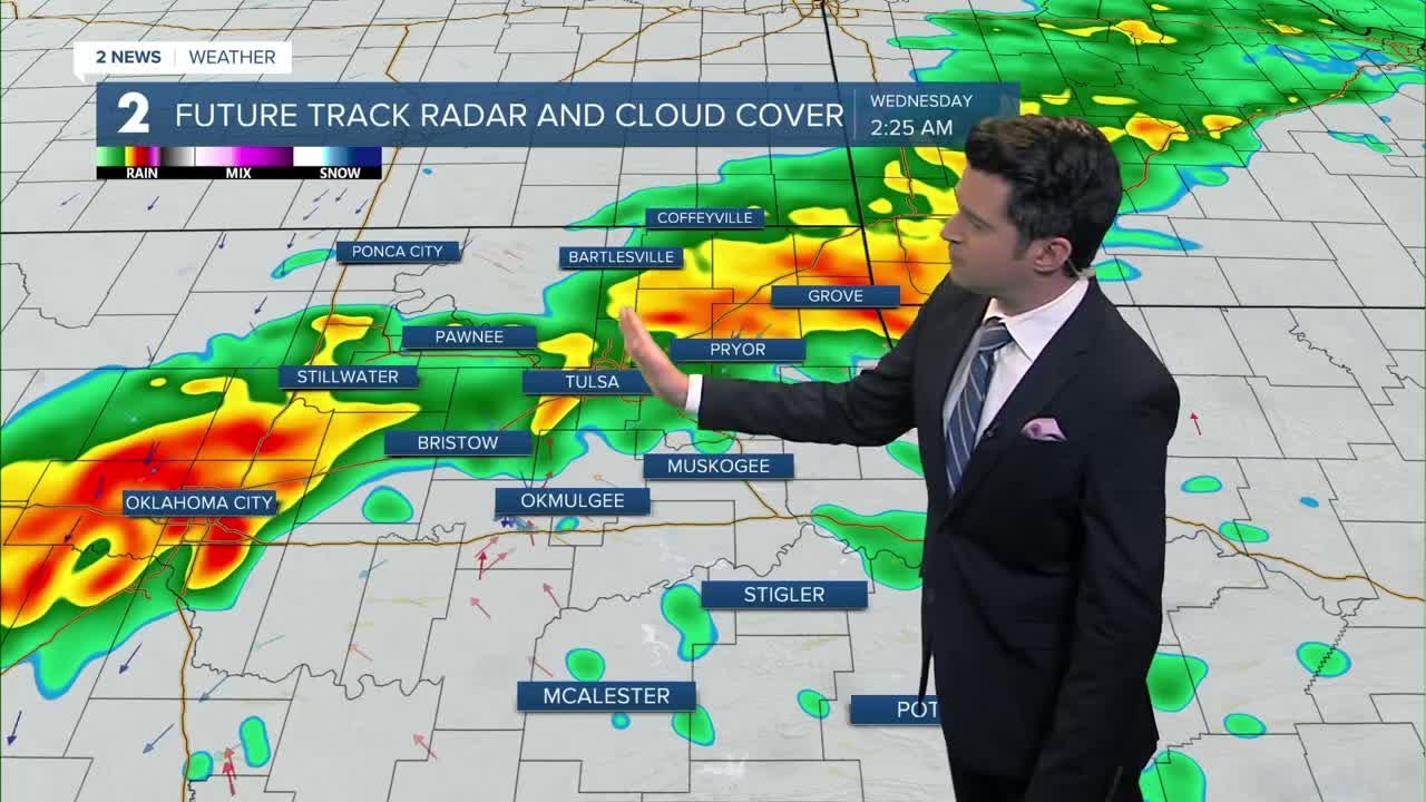 Rain showers on the way - YouTube