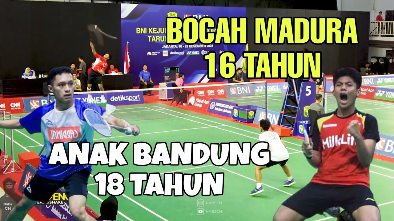 MENATAP MASA DEPAN TUNGGAL INDONESIA GOKIL 🔥. Ubed 16tahun VS Farda Beradu Jump Smash vs Deception 😱