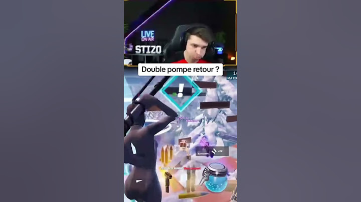 LE RETOUR DU DOUBLE POMPE ! 😱| #fortnite Stizo #shorts