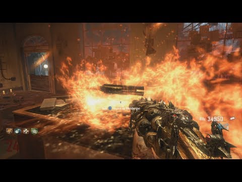 NEW! BLUNDERGAT Gun! - Mob Of The Dead Zombies Gameplay - Black Ops 2  Uprising Map Pack 