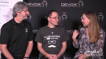 HackerGarten: Andres Almiray and Sven Reimers