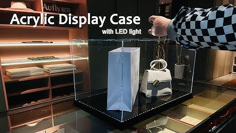Acrylic Display Case with LED light Easy&Cheap