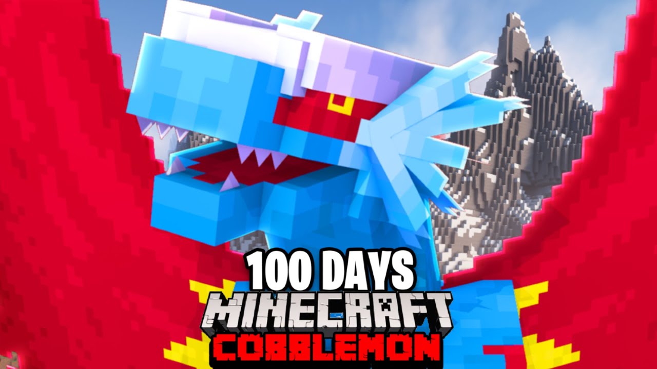 I Spent 100 DAYS in PARADOX POKÉMON Minecraft Vs my Rival! (Duos Cobblemon)