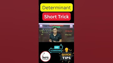 ⚡ Short Trick to Solve Determinants in Seconds | NIMCET PYQ | INPS Classes