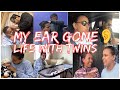My ear gone met subscriber  cheat meal  fight with diet  feeling low  growing with twins 