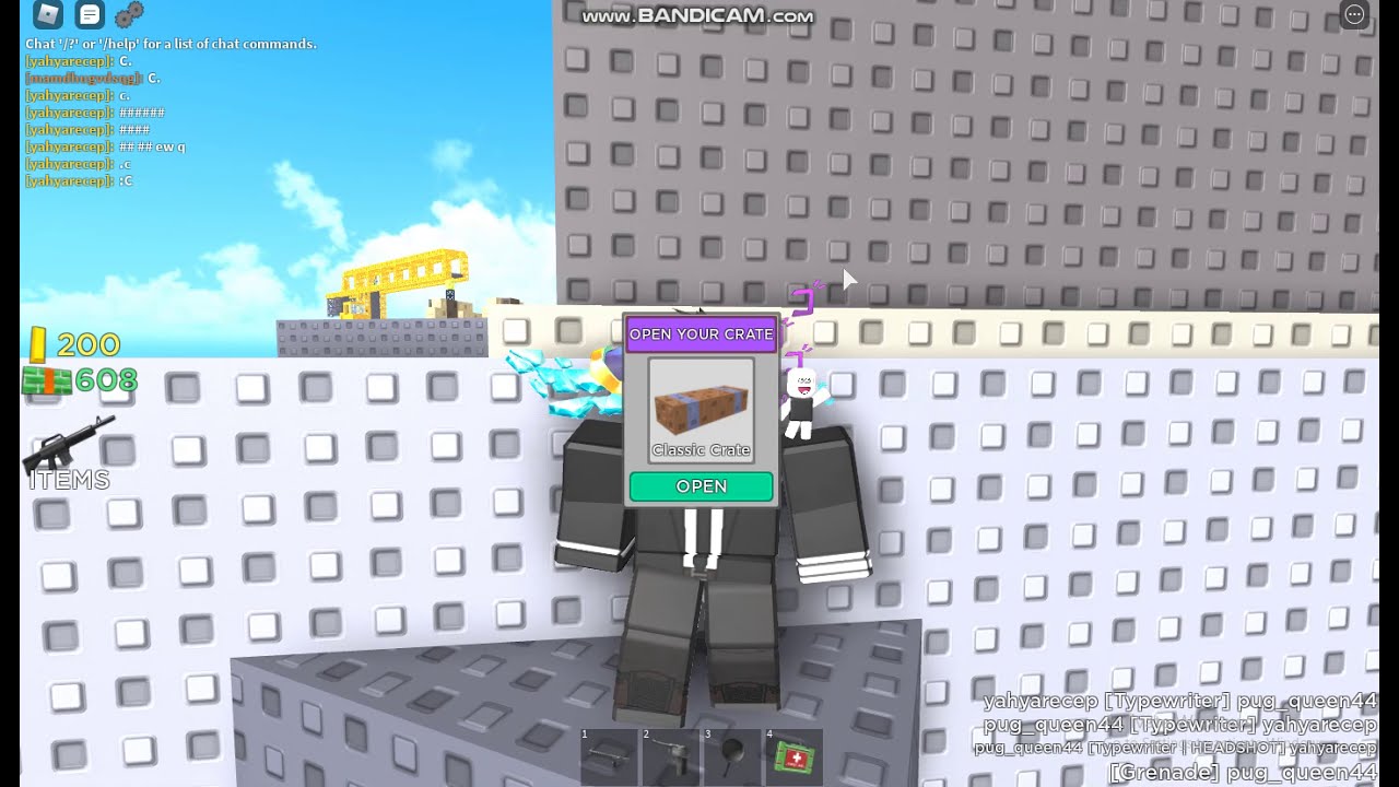 [CODE] CODE TO GET CLASSIC CRATE IN WEAPON KIT! YouTube