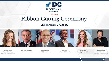 DC Blockchain Center -  Ribbon Cutting Ceremony