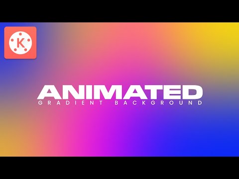 How to create animated gradient background in Kinemaster || Animated Gradient Background