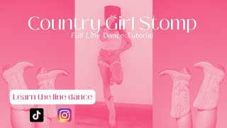 Learn Country Girl Stomp In 3 Minutes Country Girl Twerk Line Dance Tutorial