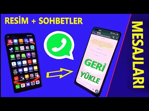 WhatsApp yeni telefona aktarma (Mesaj ve Resimler) Android