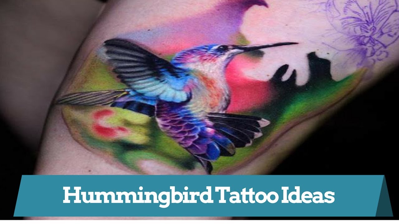 Watercolor Hummingbird by Justin Hicks: TattooNOW