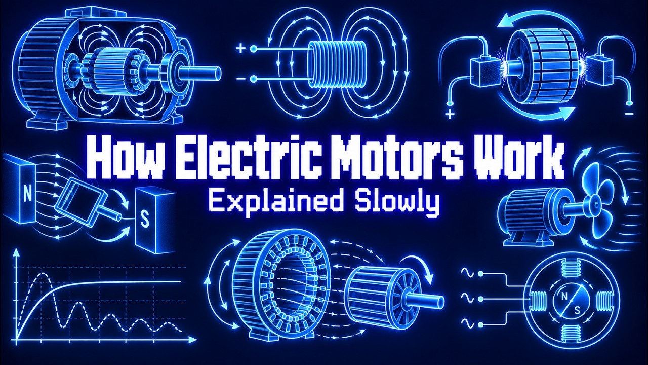 Literally Everything About How Electric Motors Work Explained Slowly (For Sleep)