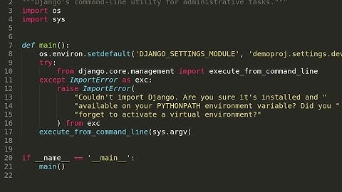Django Settings Module - Different Structure