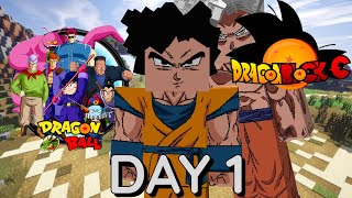 MY FIRST DAY IN MINECRAFT DRAGON BLOCK C (Minecraft DBZ mod pack) screenshot 5