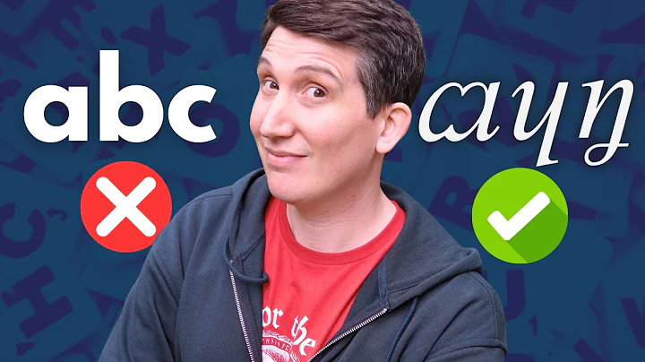 Is there a better alphabet for English? thumbnail