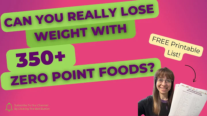 Can You Really Lose Weight with 350+ Zero Point Foods? 🍉🍇🍑