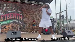 Grind Media pushes up on KK Da Beast at Juneteenth Celebration