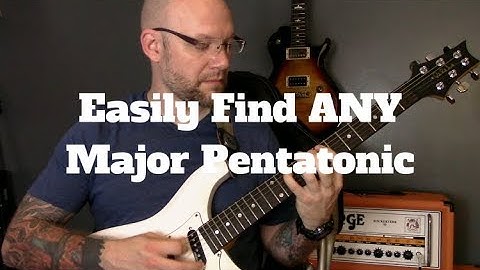 3 Easy Ways To Find The MAJOR Pentatonic Scale On Any String And In Any Key