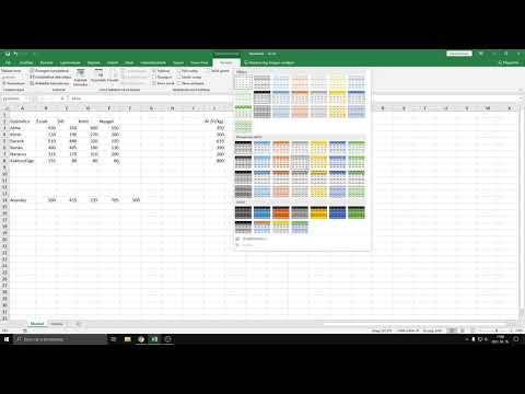 Videó: Táblázat Létrehozása Az Excel Programban