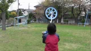 ソラ君の一輪車特訓　西公園　2012.11.11