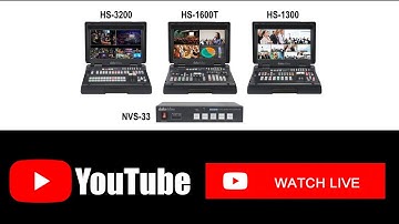 【How-To 教學影片】 如何使用Datavideo NVS-33直播編碼器在YouTube 串流直播？ ｜Datavideo洋銘科技