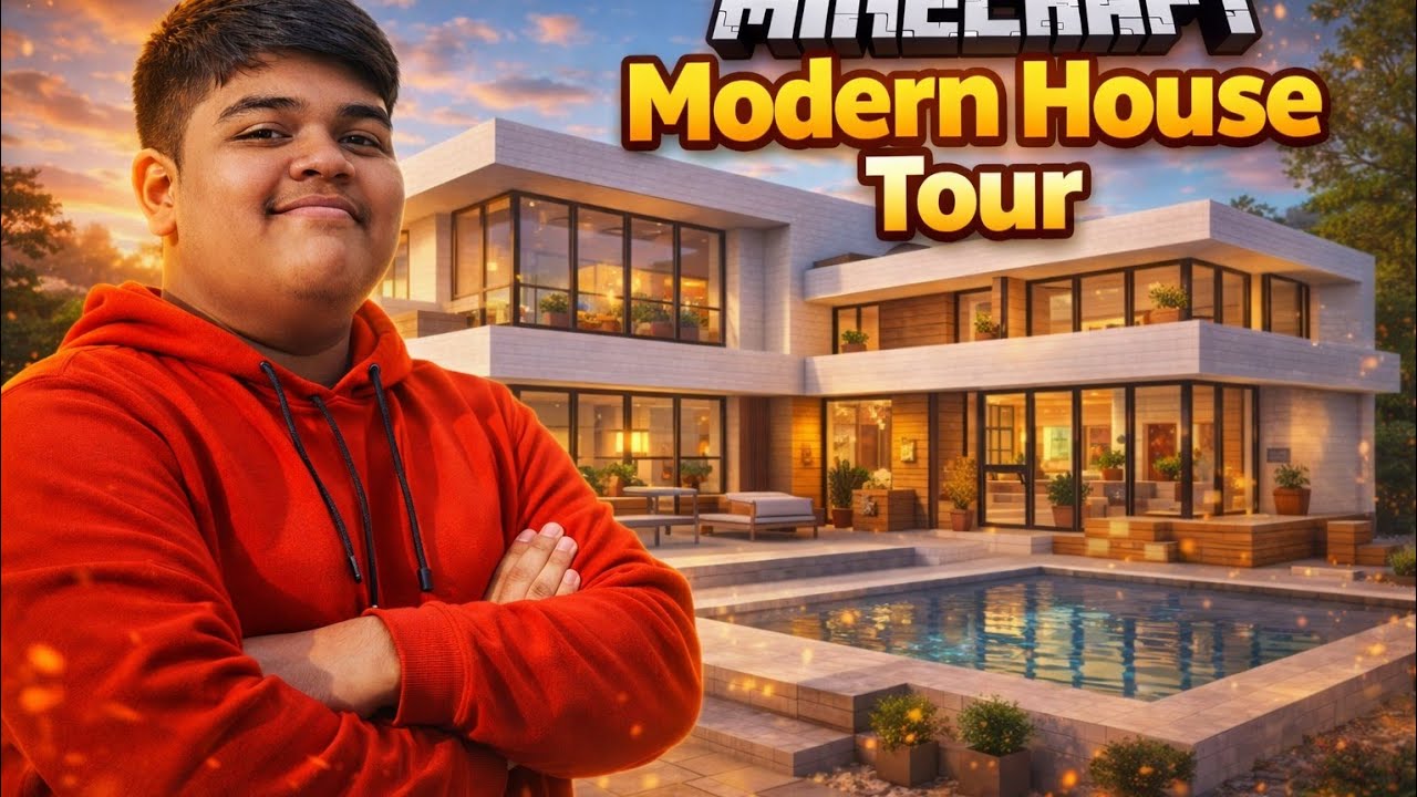 My Minecraft modern house tour | Episode - 3