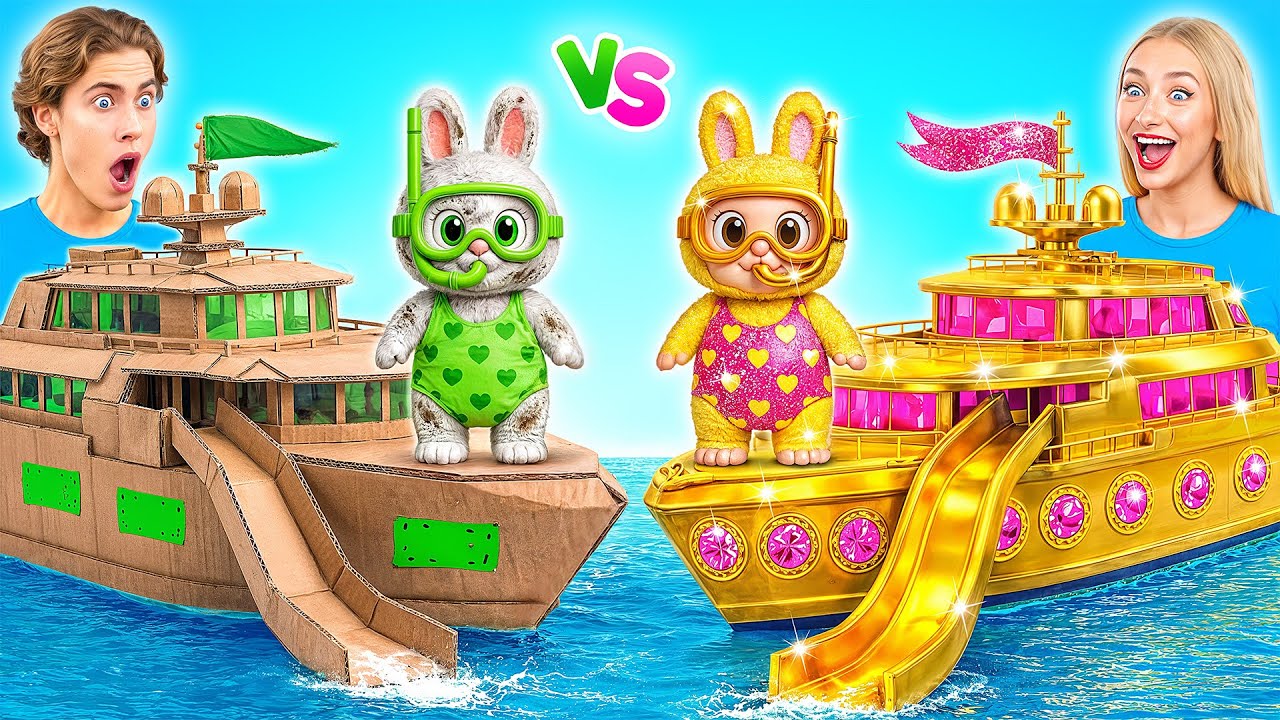 Строим Удивительный Кукольный Домик для Лабубу | Дорогой vs Дешевый Весёлые Идеи Для Декора