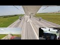 My Best land so Far-Strong Winds Austin Trip - Part 2 Landing at KEDC 4K