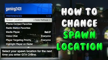 How to Change Spawn Location in GTA Online 2025