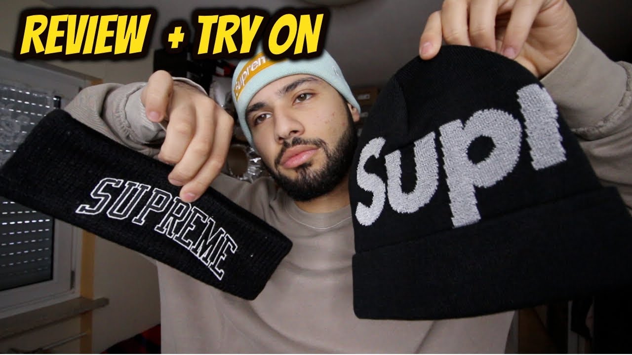 Supreme New Era Big Arc Beanie Heather Grey