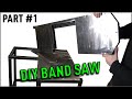 Making a DIY Metal Band Saw - The Steel Frame