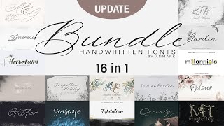 Handwritten Font BUNDLE Font Free Download