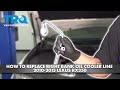 How to Replace Right Bank Oil Cooler Line 2010-2015 Lexus RX350