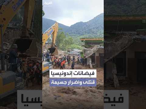 فيضانات مدمرة تضرب إندونيسيا وتغرق شوارع مخلفة 10 قتلى على الأقل