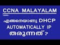 CCNA : MCSA Malayalam Tutorials : Automatic IP Address Assignment How DHCP Works : CCNA Training