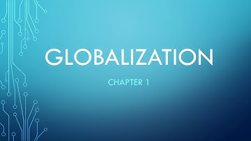Chapter 1 Globalization