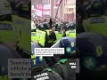 Big Anti-Immigration Rally Confronts Counterprotesters in London