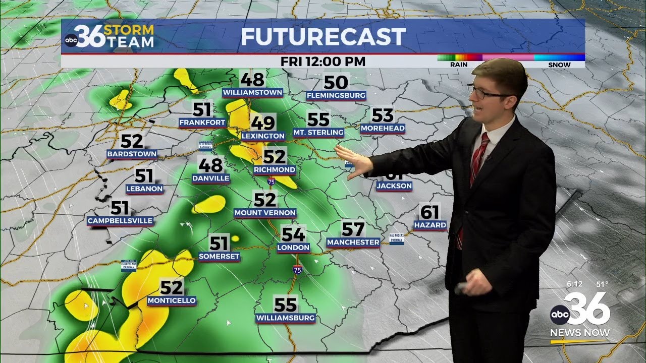 Rounds of rain expected through the weekend - YouTube