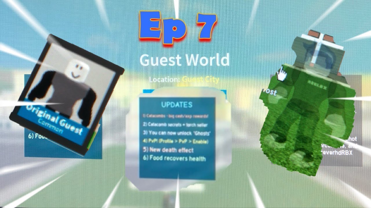 Roblox Guest World Beta Ep 7 New Update Catacomb Youtube - update guest land alpha roblox