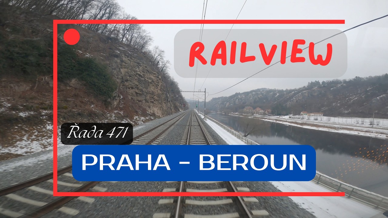 Railview / Praha - Beroun / 4K - 25fps / Řada 471