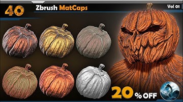 Zbrush MatCaps V01