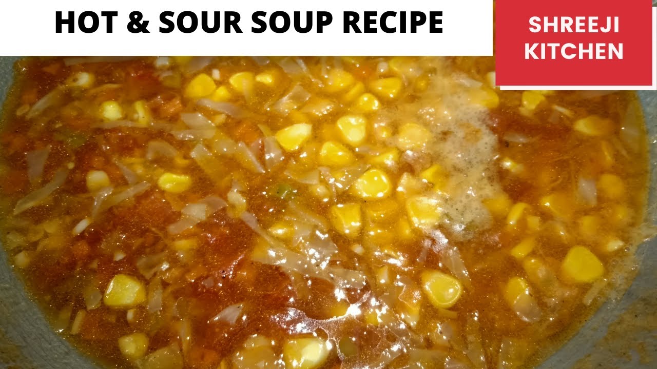 Veg Hot & Sour Soup recipe Tasty chinese soup banavani recipe Soup recipe YouTube