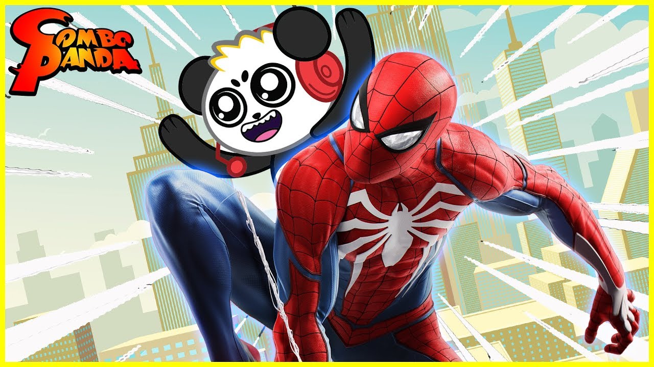⁣Marvel's Spider-man Game with Combo Panda| Collect All new spider suits
