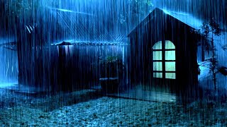 💤 Eliminate Insomnia To Deep Sleep Instantly With Soft Rain & Thunderstorm Sounds At Night 🌨