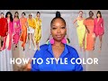 How To Add Color Into Your Wardrobe | GeranikaMycia