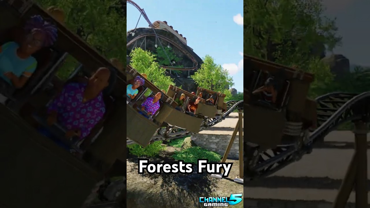 Forest Fury Spinning Coaster! 