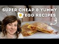 SATISFYING BUDGET MEALS W/EGGS | Eggs for Dinner | Julia Connor