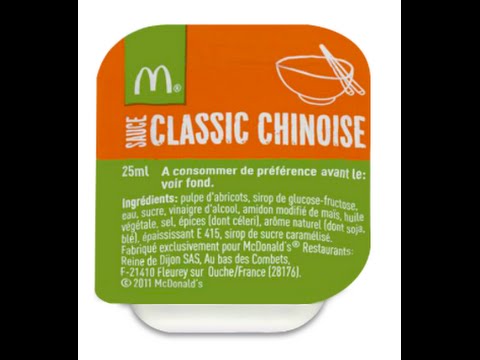 Recette de la sauce chinoise Mc Donald's 