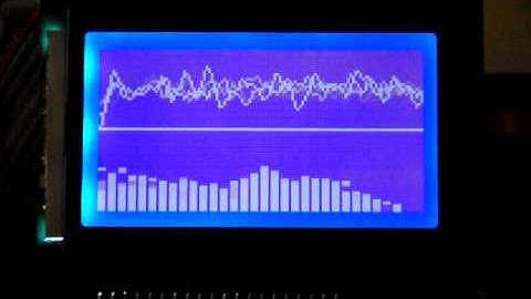 Graphic audio spectrum analyzer