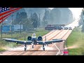 【高速道路にA-10攻撃機が飛来！】アメリカ初の歴史的着陸